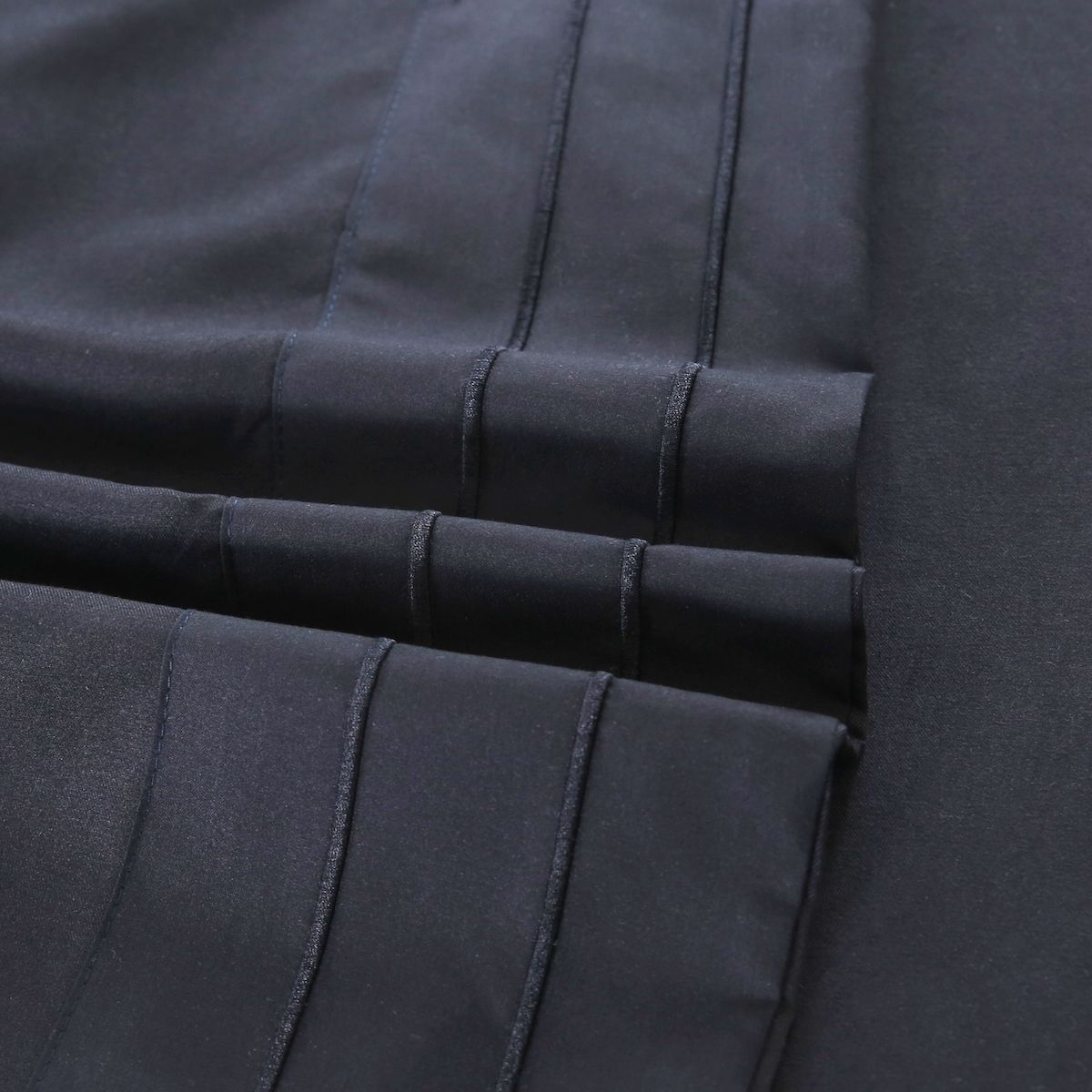 BJ HOGAR - Juego de Sábana 500 Hilos Algodón con Poliéster Sabana King Negro