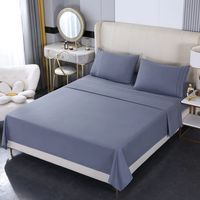 Juego de Sábanas 2 Plazas 500 Hilos Algodón - Gris