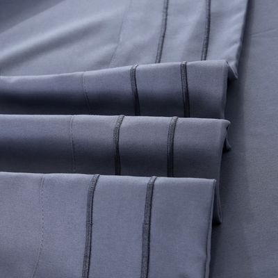 Imagen 2 del producto Juego de Sábanas 2 Plazas 500 Hilos Algodón - Gris