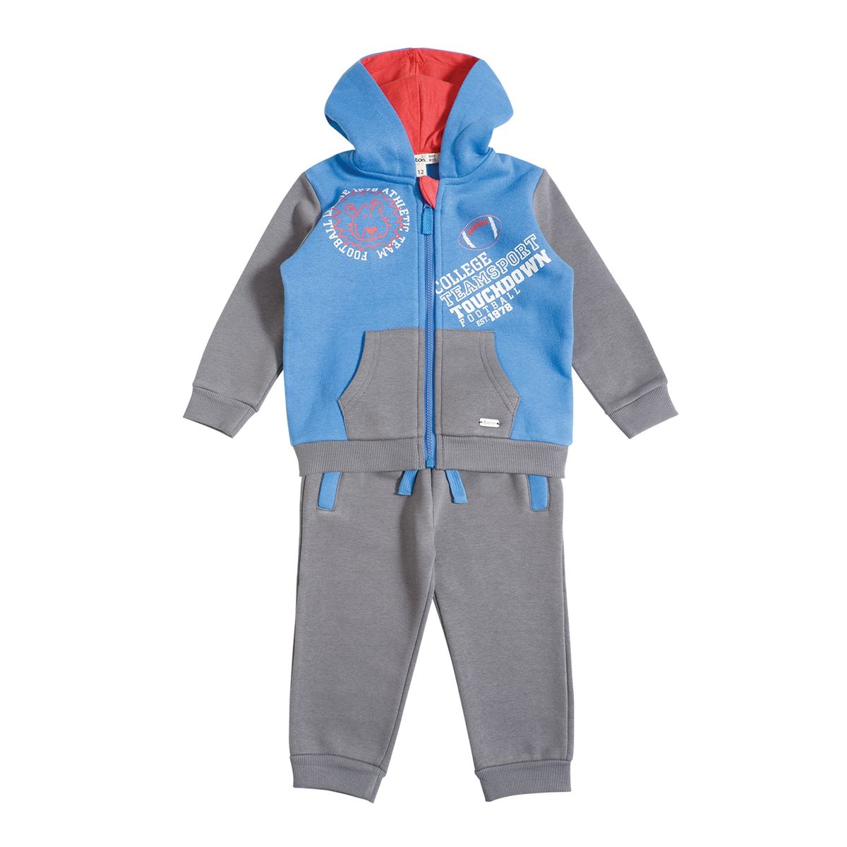 EXCEPTION - Conjunto Polerón y Pantalón de Buzo Franela Bebé Niño Exception