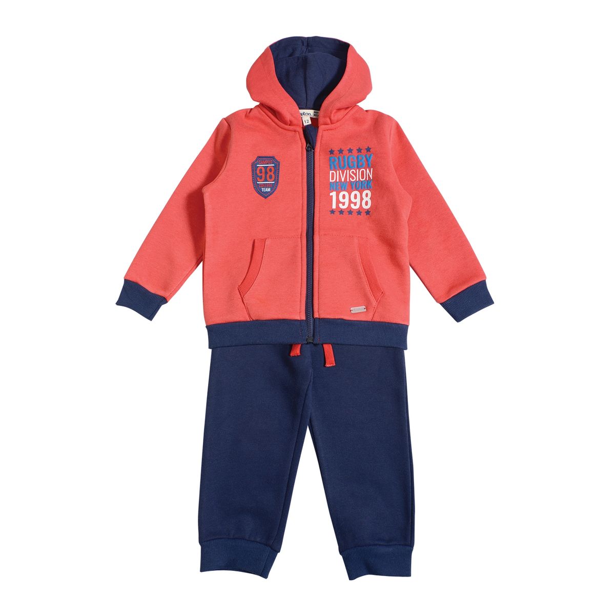 EXCEPTION - Conjunto Polerón y Pantalón de Buzo Franela Bebé Niño Exception