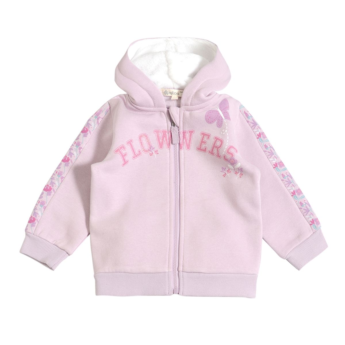 EXCEPTION - Conjunto Polerón y Pantalón de Buzo Franela Bebé Niña Exception