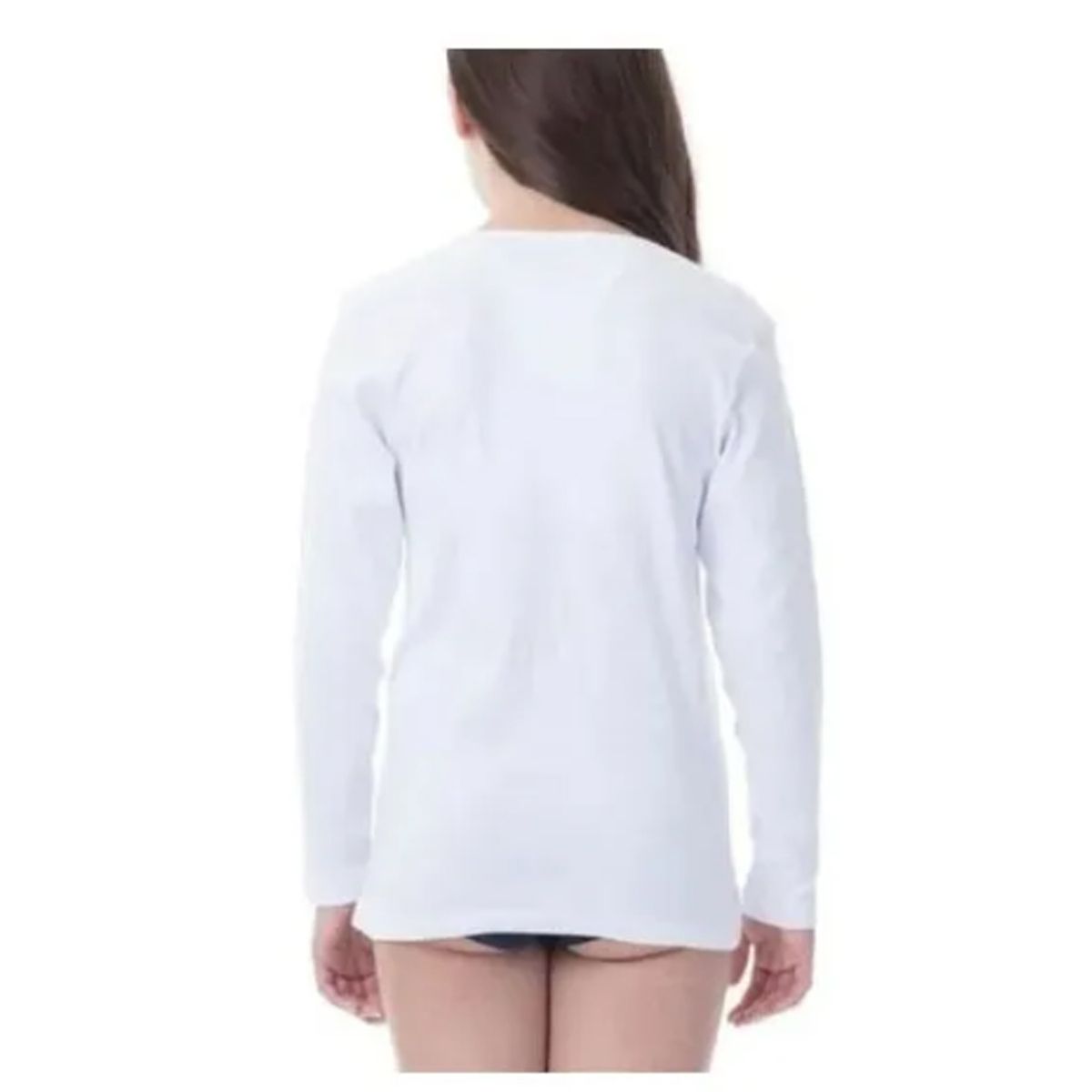 EVERSO - pack 3 Camiseta Niña Manga Larga de Algodon