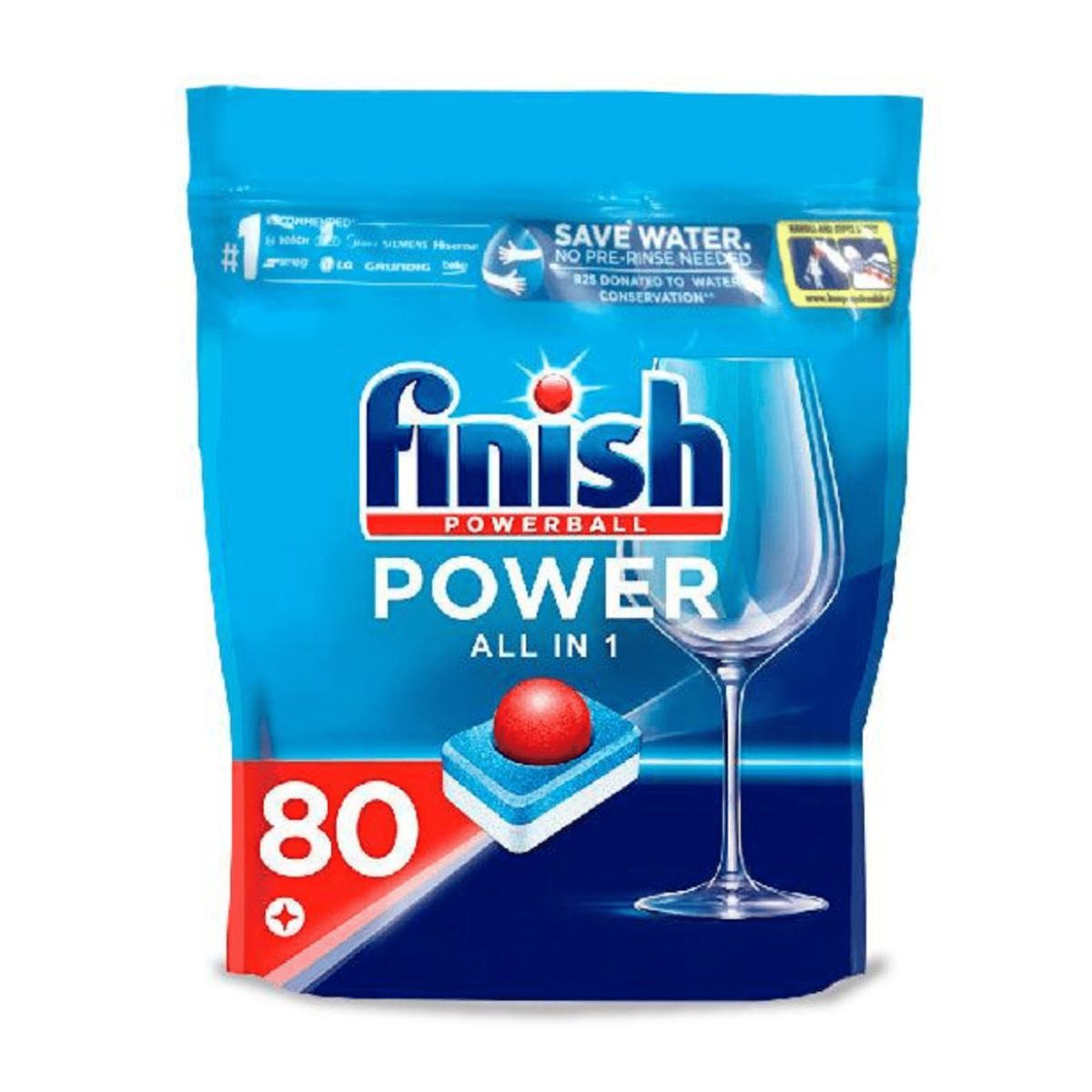 FINISH - Lavavajillas Tabletas Power Finish 80 Un FINISH