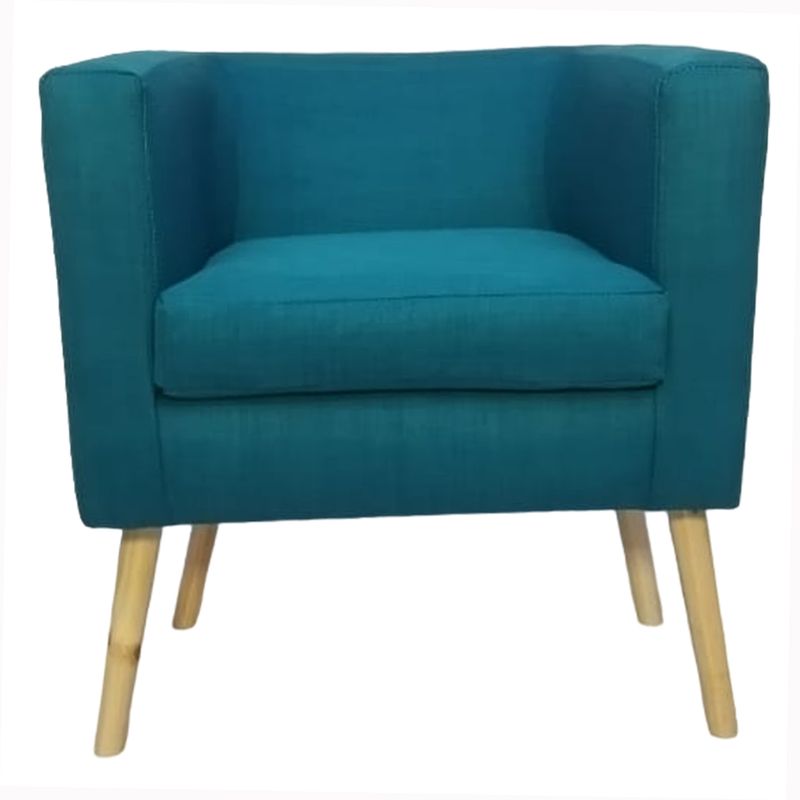 MUEBLERIA LATINA - POLTRONA BORLANGE CUBO LINO CALIPSO