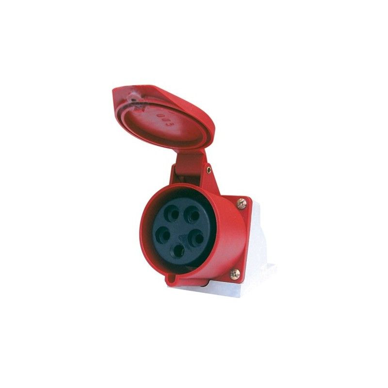LEXO - ENCHUFE INDUSTRIAL HEMBRA SOBREPUESTA 3PNT 16A 380V IP44 - LEXO