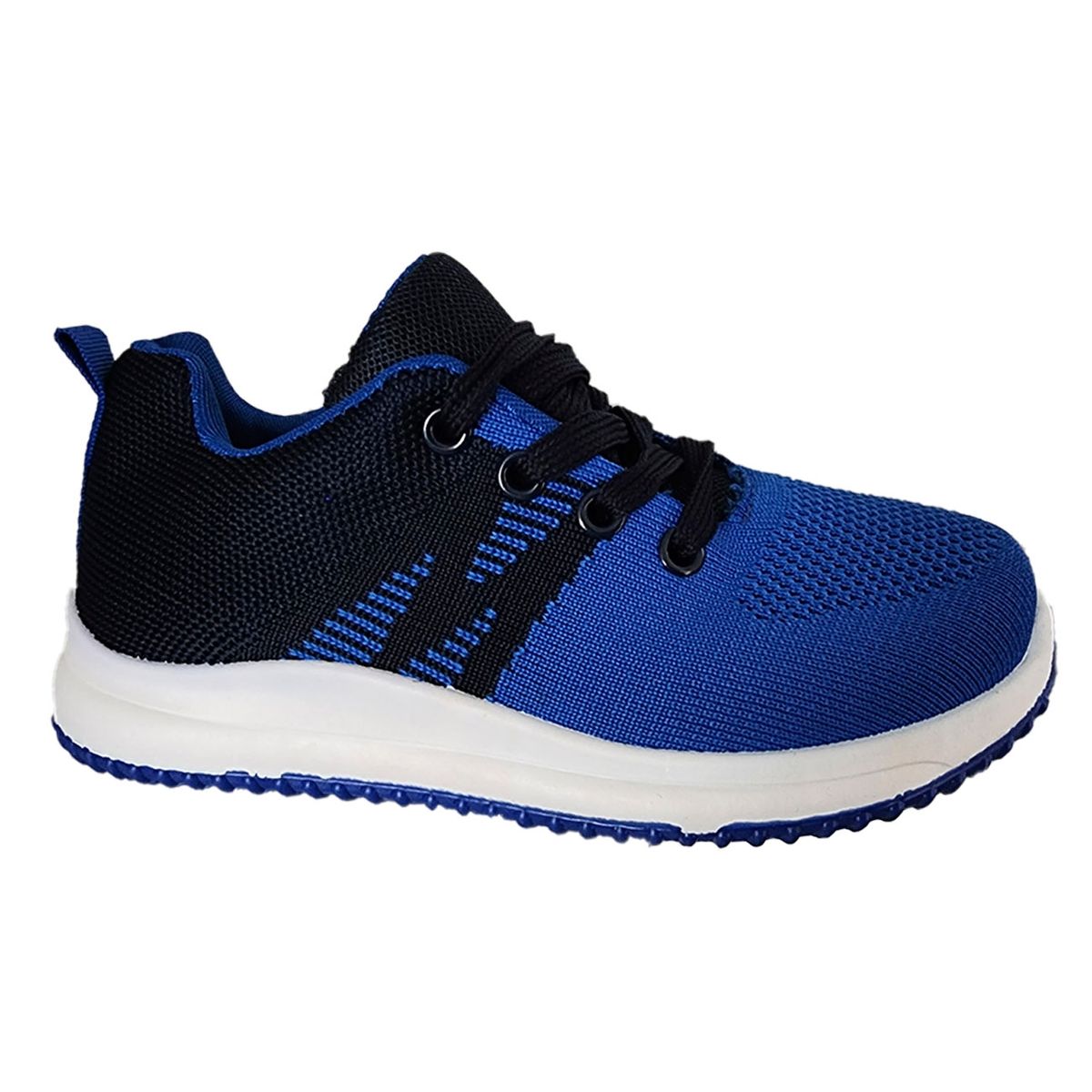 GENERICO - Zapatillas Unisex Infantil Deportiva Con Cordon Azul 7028