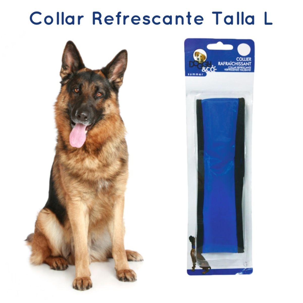 GENERICO - COLLAR REFRESCANTE PARA PERROS TALLA L