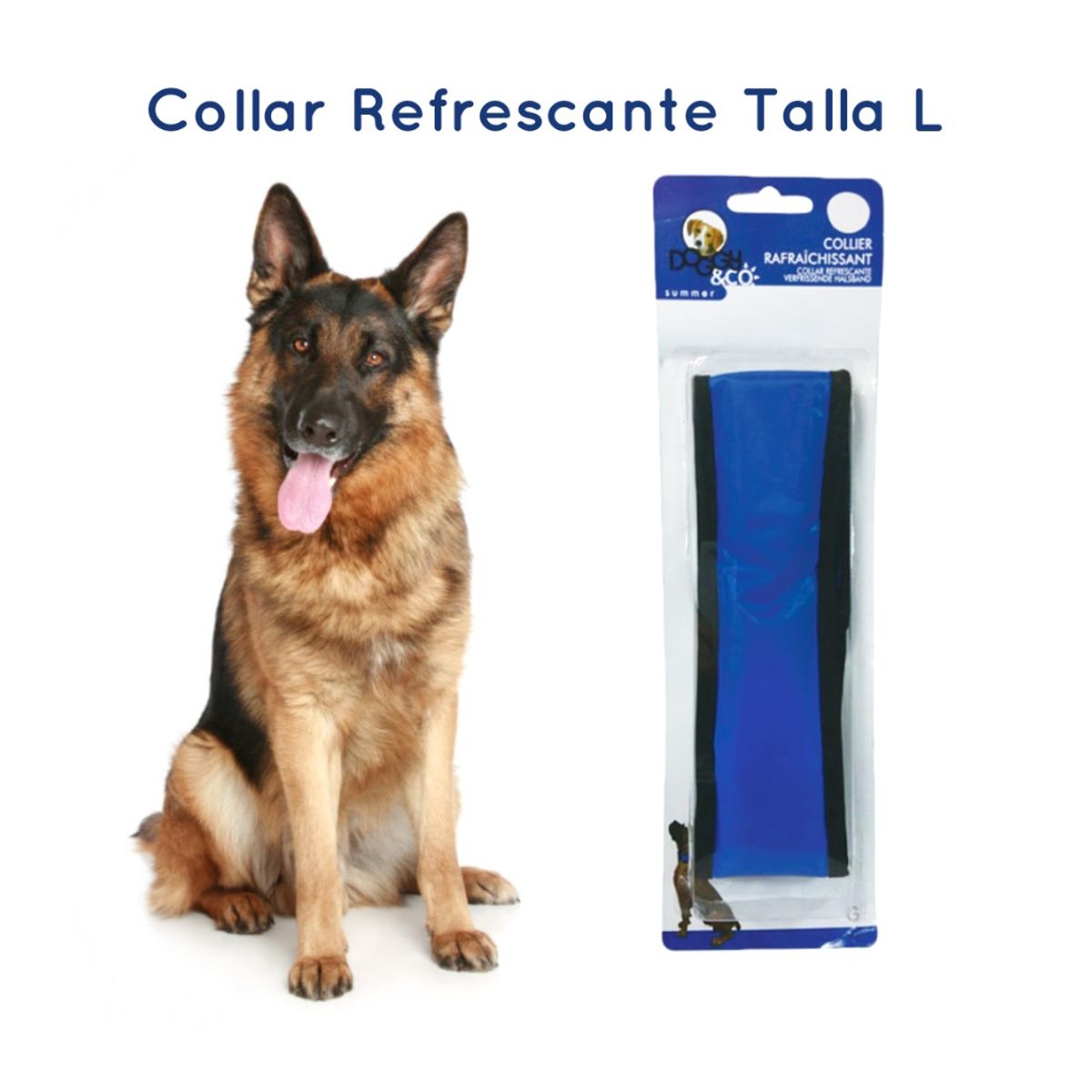 GENERICO - COLLAR REFRESCANTE PARA PERROS TALLA L