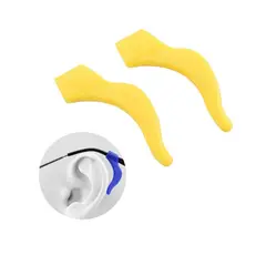 GENERICO - 1 Par Gancho Grande Sujetador Anti Caída Para Gafas Amarillo