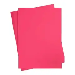 GENERICO - Papel Rojo A4 80 g Lisa De 100 Hojas Manualidades