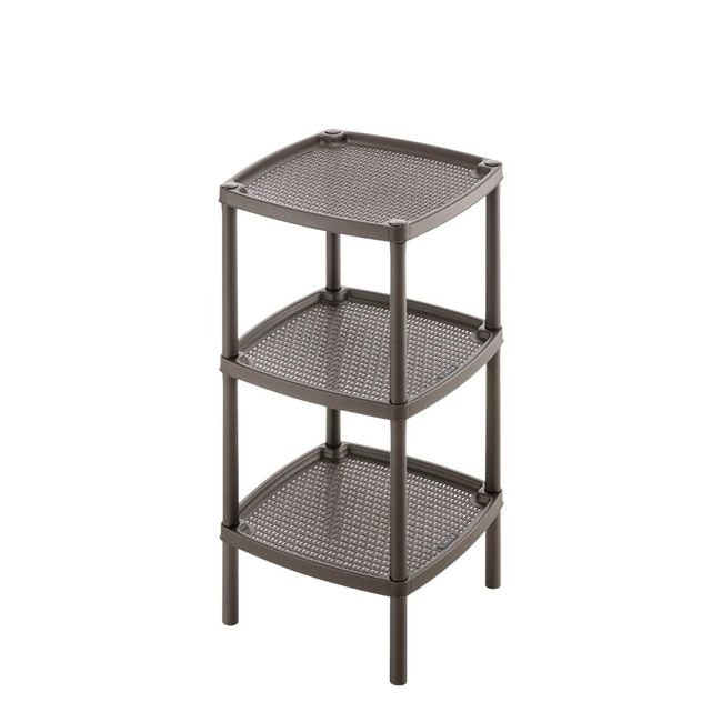 RIMAX - Estante plastico 3 niveles 35x35x71.5 cm Mocca Rimax…