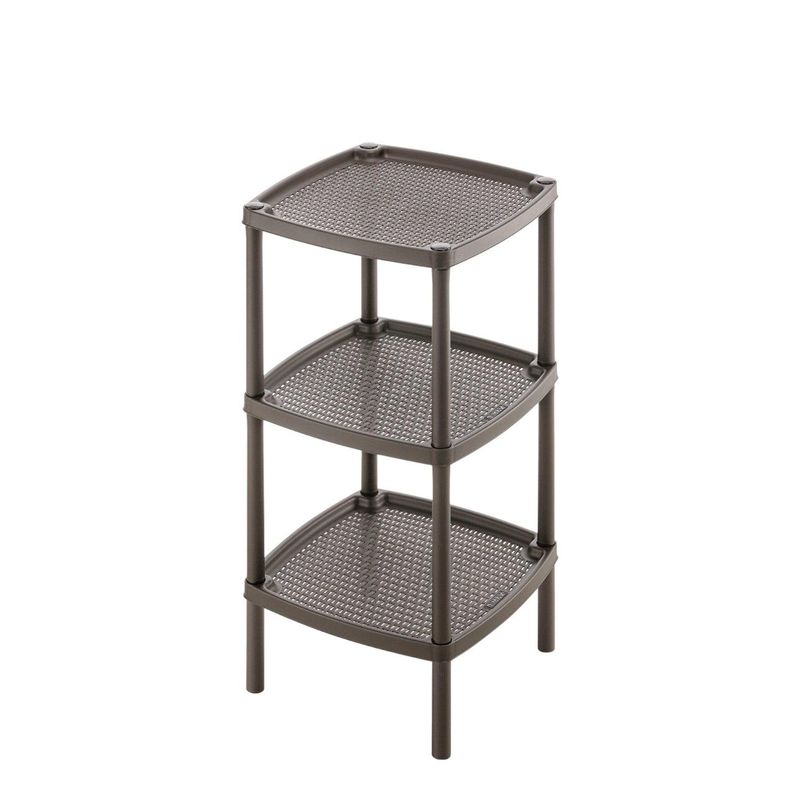 RIMAX - Estante plastico 3 niveles 35x35x71.5 cm Mocca Rimax
