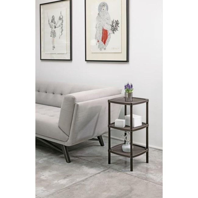 RIMAX - Estante plastico 3 niveles 35x35x71.5 cm Mocca Rimax…