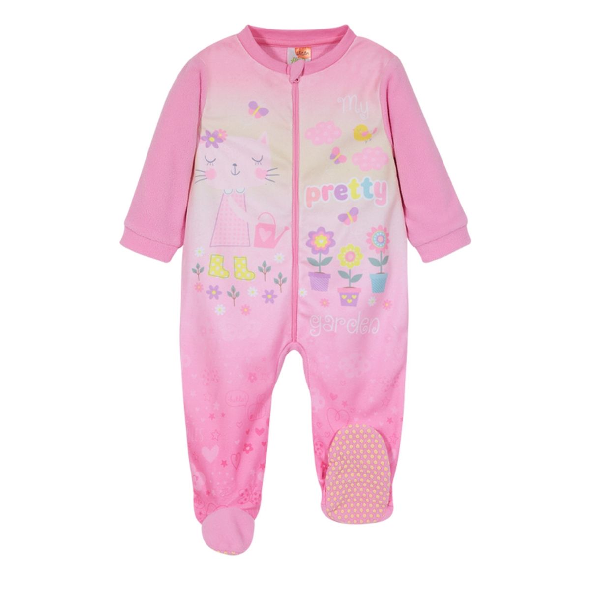 H2O WEAR - Pijama Bebé Niña Entero Polar Sustentable Rosado H2O Wear H2O WEAR