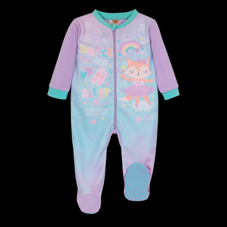 Pijama Bebe Nina Entero Polar Sustentable Lila Lila 9-12 MESES