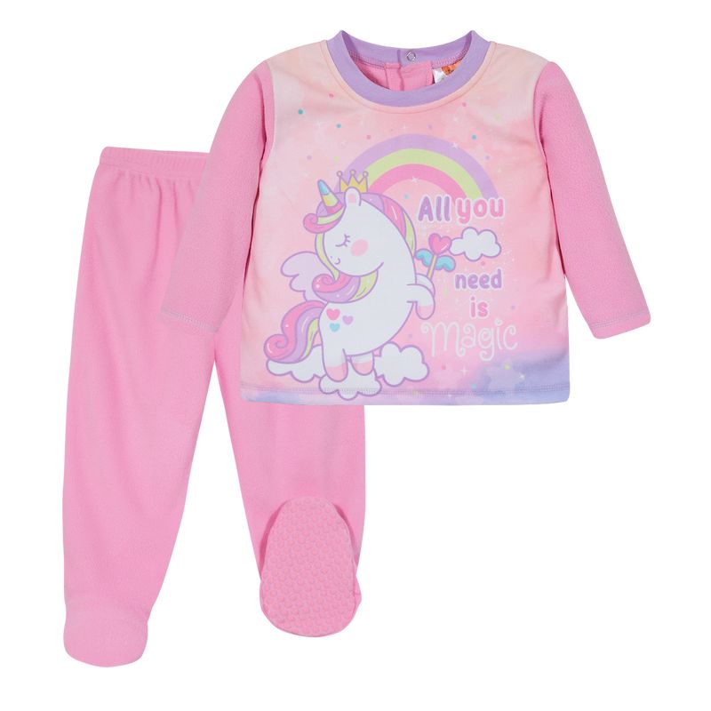 H2O WEAR - Pijama Bebé Niña Conjunto Polar Sustentable Rosado H2O Wear H2O WEAR