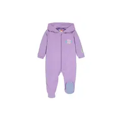 H2O WEAR - Pijama Bebé Niña Entero c/Gorro Polar Sustentable Lila