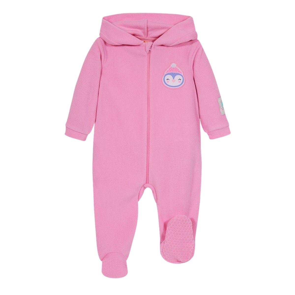 H2O WEAR - Pijama Bebé Niña Entero c/Gorro Polar Sustentable Rosado H2O Wear H2O WEAR