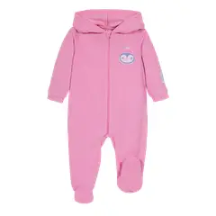 H2O WEAR - Pijama Bebé Niña Entero c/Gorro Polar Sustentable Rosado