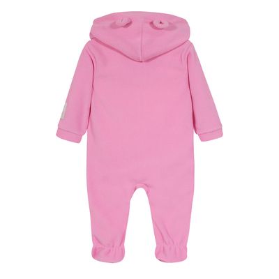 Imagen 2 del producto Pijama Bebé Niña Entero c/Gorro Polar Sustentable Rosado