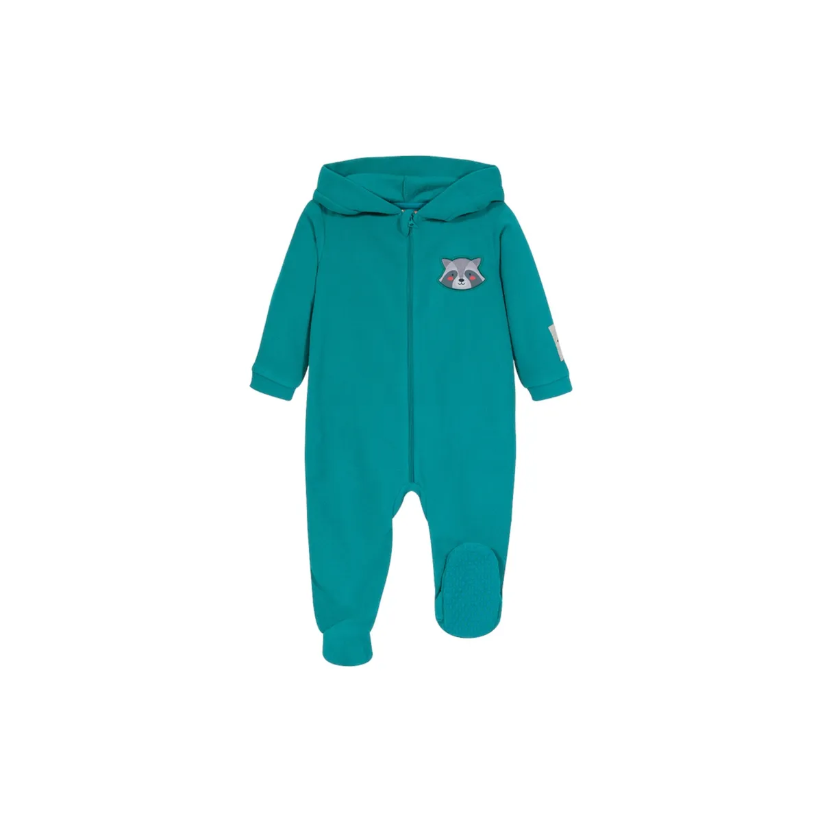 H2O WEAR - Pijama Bebé Niño Entero c/Gorro Polar Sustentable Azul Petróleo H2O Wear H2O WEAR