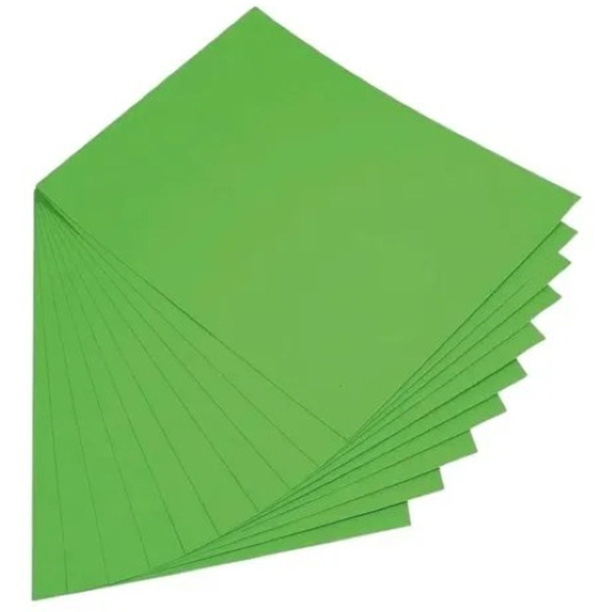 GENERICO - Papel Verde A4 80 g Lisa De 100 Hojas Manualidades