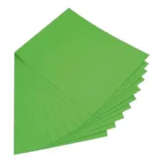GENERICO - Papel Verde A4 80 g Lisa De 100 Hojas Manualidades