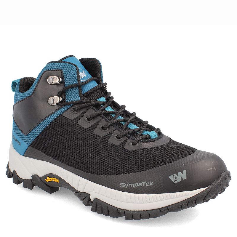 WEINBRENNER - BOTÍN OUTDOOR HOMBRE WEINBRENNER HIMALAYA MID NEGRO - AZUL