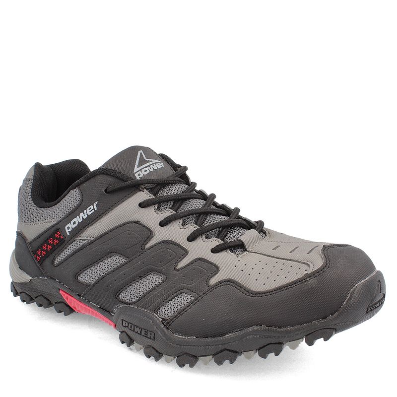 POWER - ZAPATILLA OUTDOOR HOMBRE POWER TREK TOR GRIS.