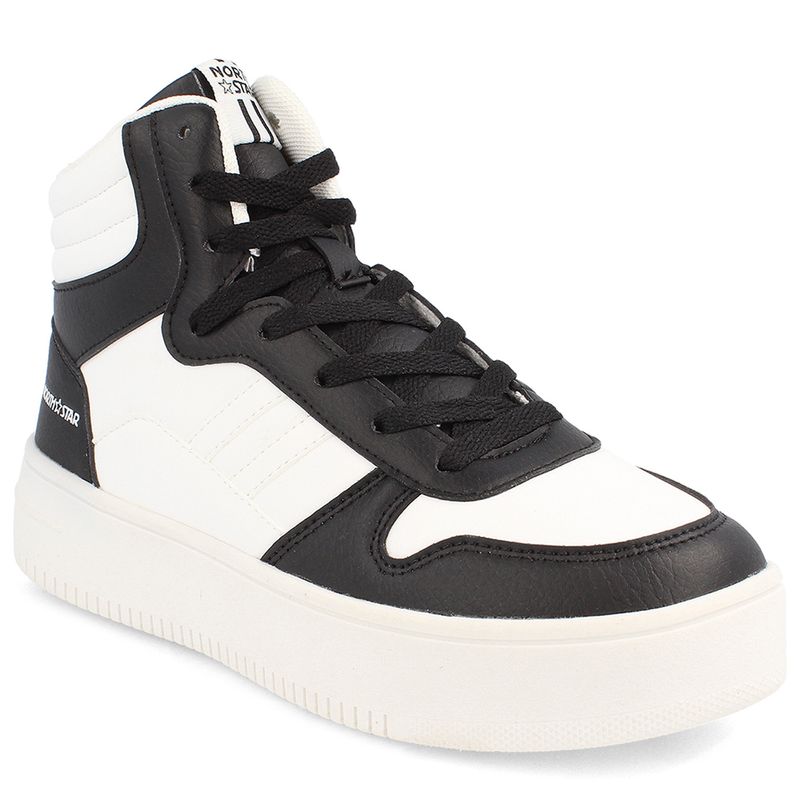 NORTH STAR - ZAPATILLA CAÑA ALTA MUJER NORTH STAR DAVE NEGRO
