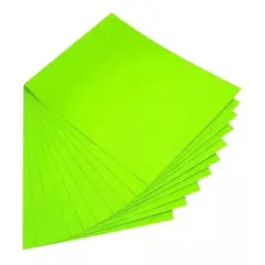 GENERICO - Papel Color Verde Manzana A4 80 g Lisa De 100 Hojas