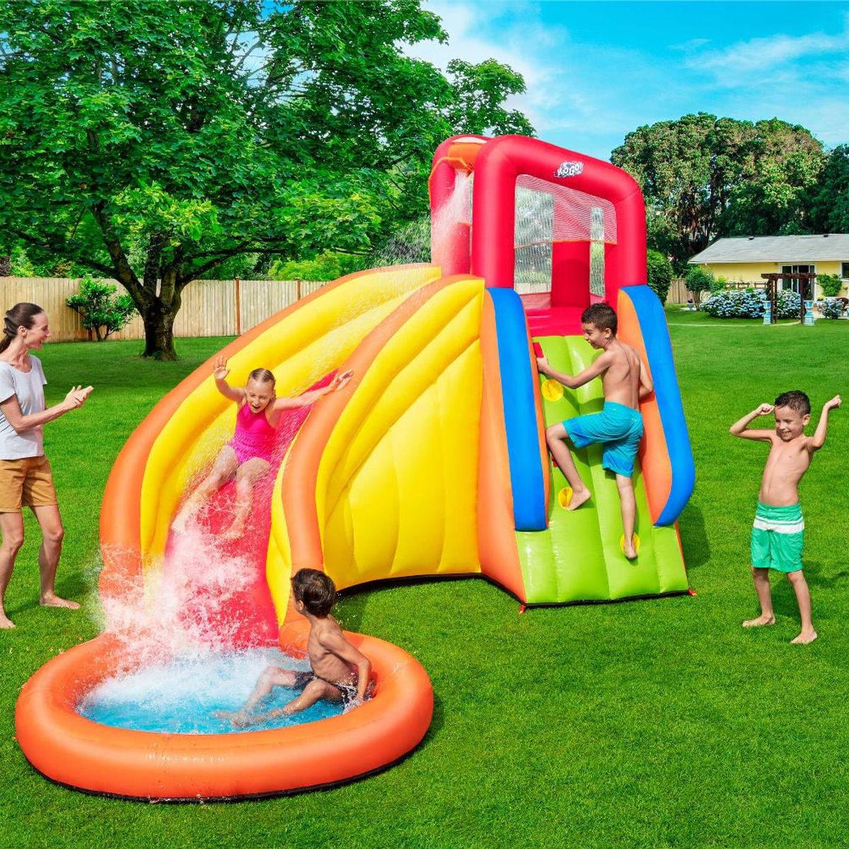 BESTWAY - Parque Acuático Inflable Splash Tower 3.66X3.37M Bestway