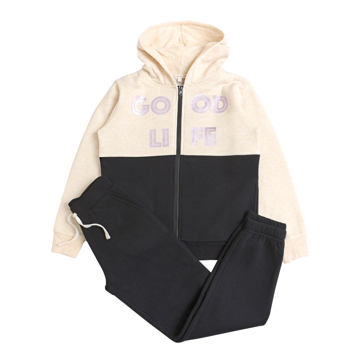 EXCEPTION - Conjunto Poleón y Pantalón de Buzo Franela Niña Exception