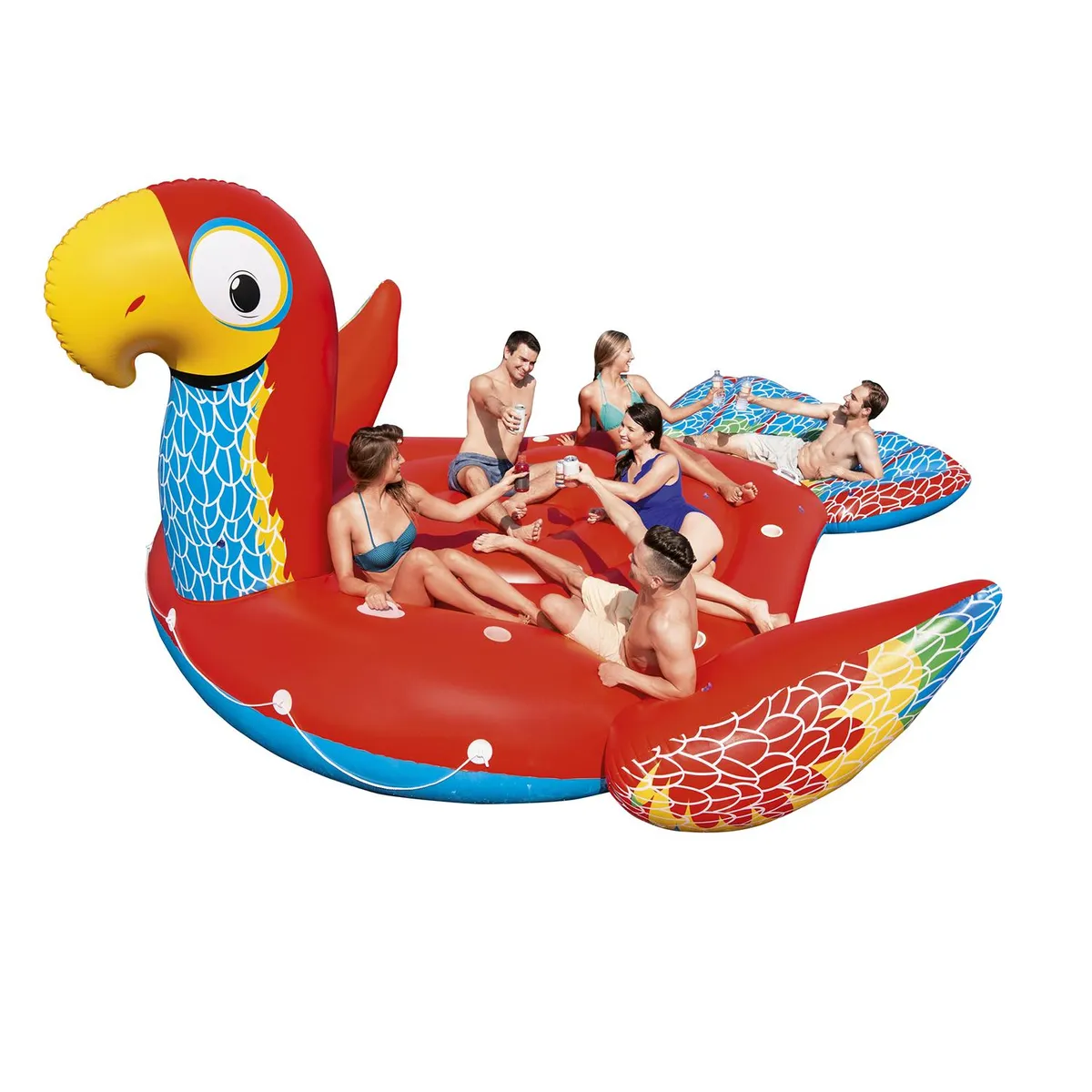 BESTWAY - Flotador Gigante Guacamayo 500X327Cm Bestway