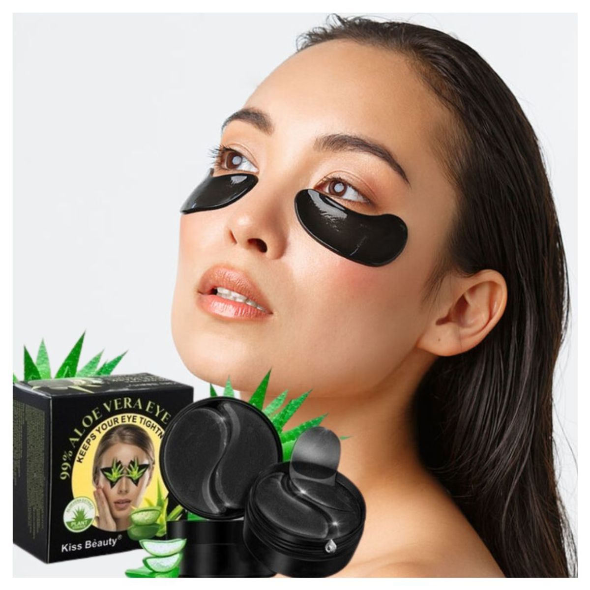GENERICO - 60 Parches hidrogel ANTI OJERAS con ALOE VERA