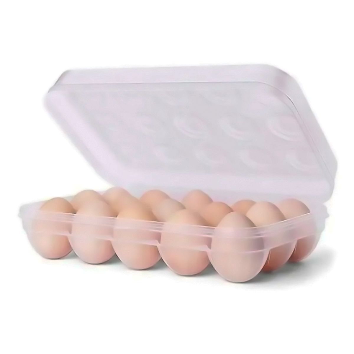 GENERICO - Organizador De Huevos Huevera 15 Unidades Pack X 2