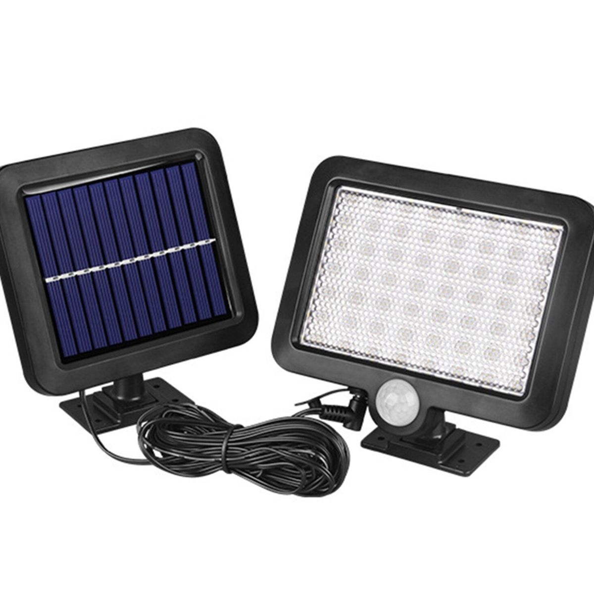 GENERICO - Lámpara Led Solar Con Sensor De Movimiento  Panel Solar