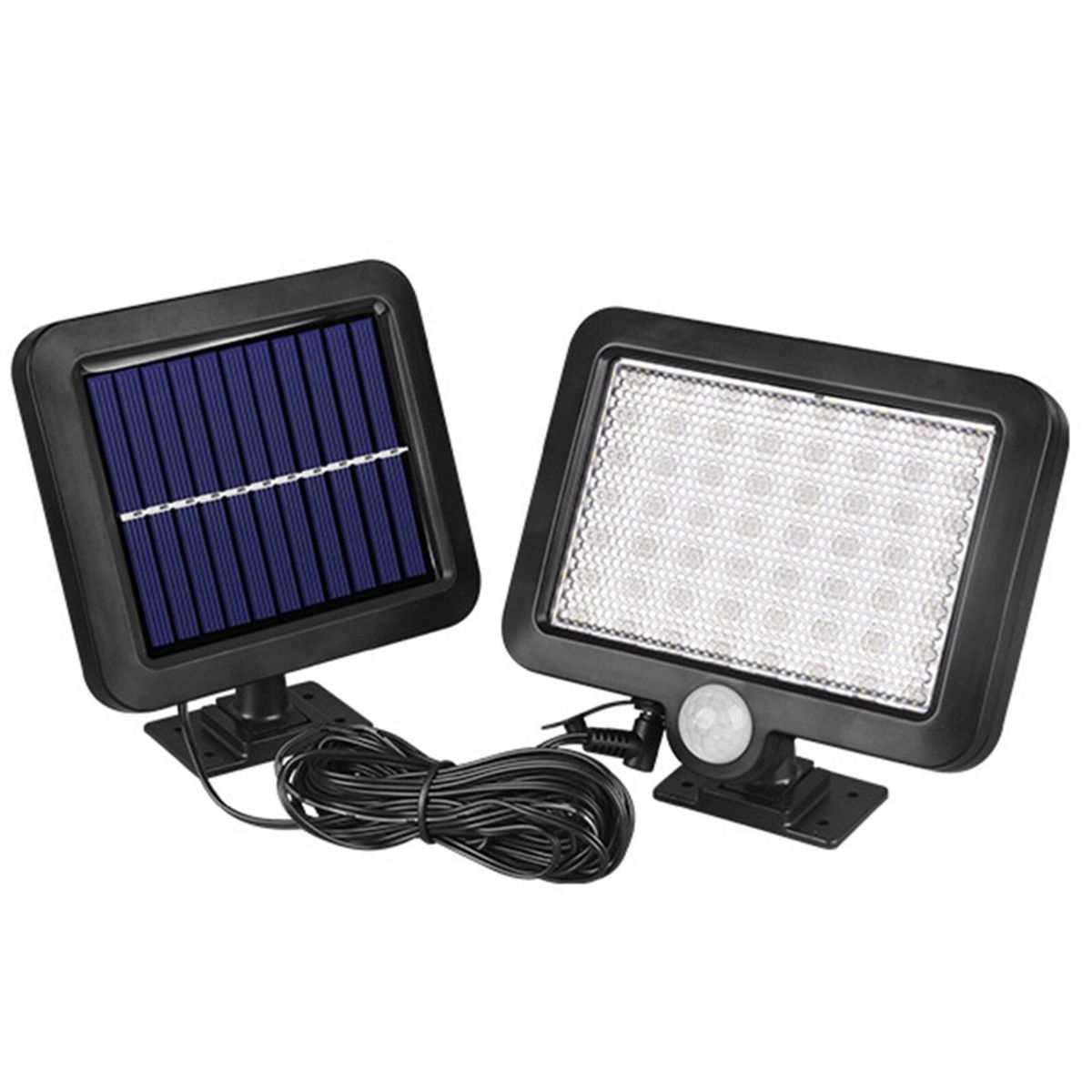 GENERICO - Lámpara Led Solar Con Sensor De Movimiento  Panel Solar