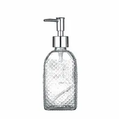 OEM - Dispensador Jabón Alcohol Gel 400ml Vidrio Decorativo