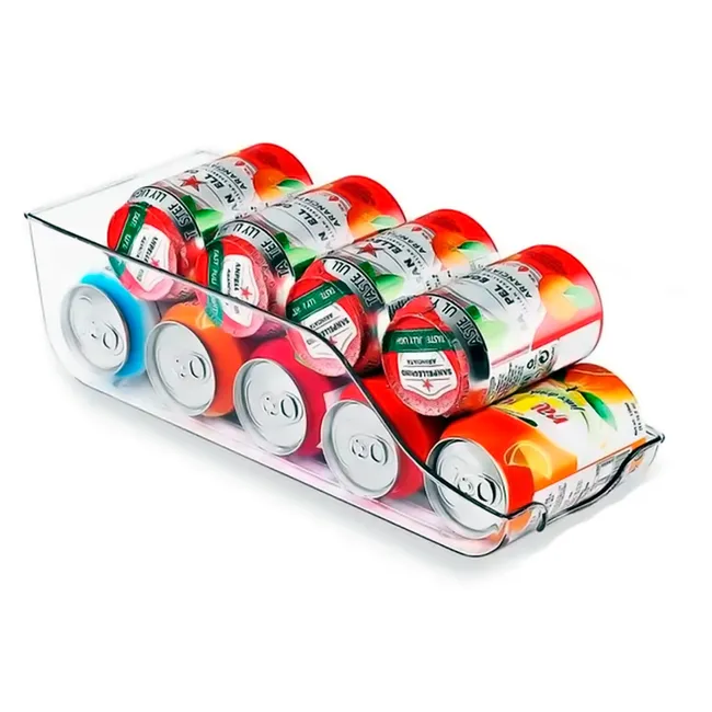 GENERICO - Organizador De Bebidas Latas Alimentos Refrigerador Despensa