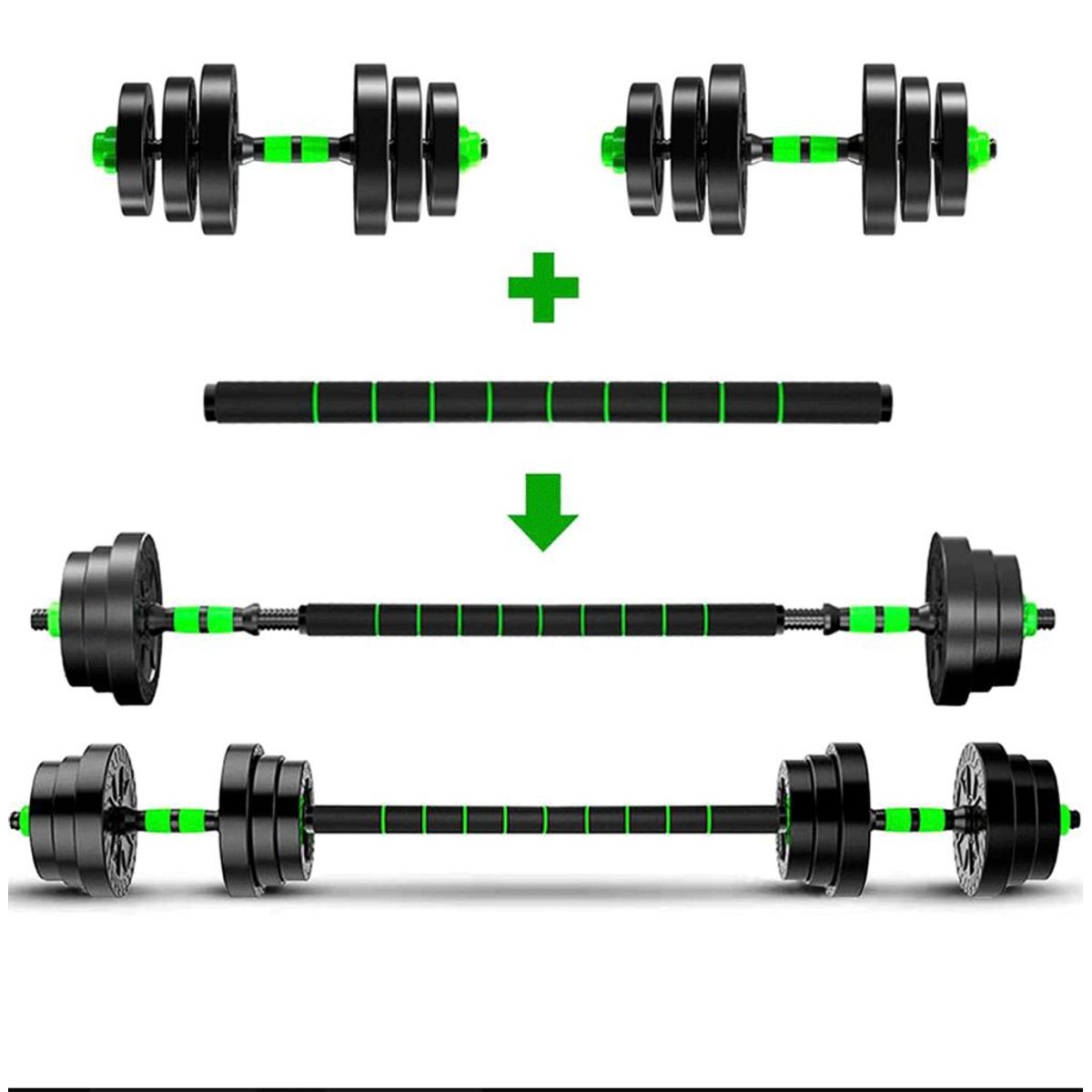 GENERICO - Kit de mancuernas 20kg.