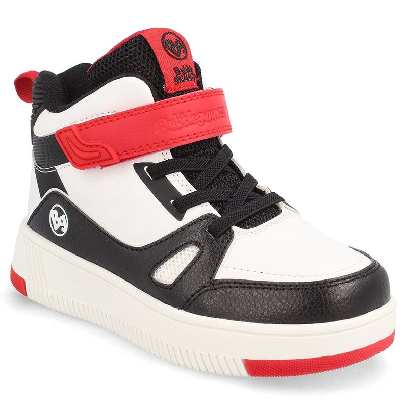 BUBBLE GUMMERS - ZAPATILLA NIÑO BUBBLEGUMMERS ARNIE BLANCO - ROJO 30-33