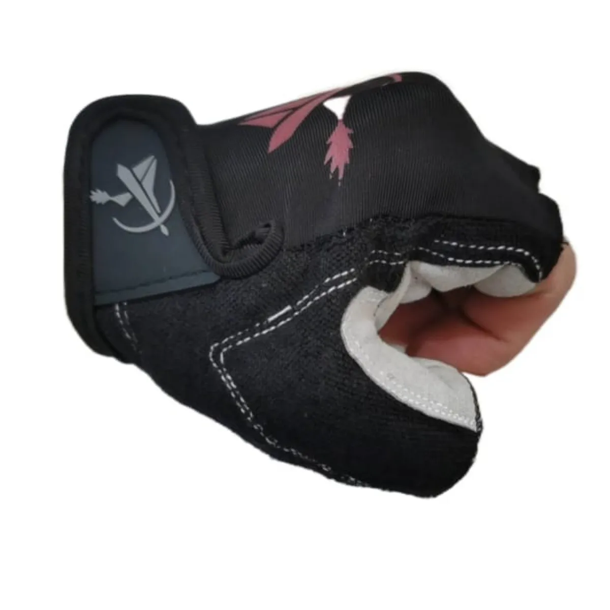 GENERICO - Guantes cortos antideslizantes deportivos gris L