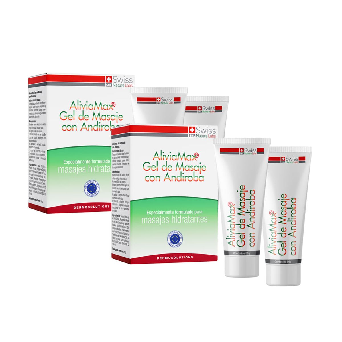 ALIVIAMAX - Aliviamax - 2 Estuches con 2 frascos (2 Meses)