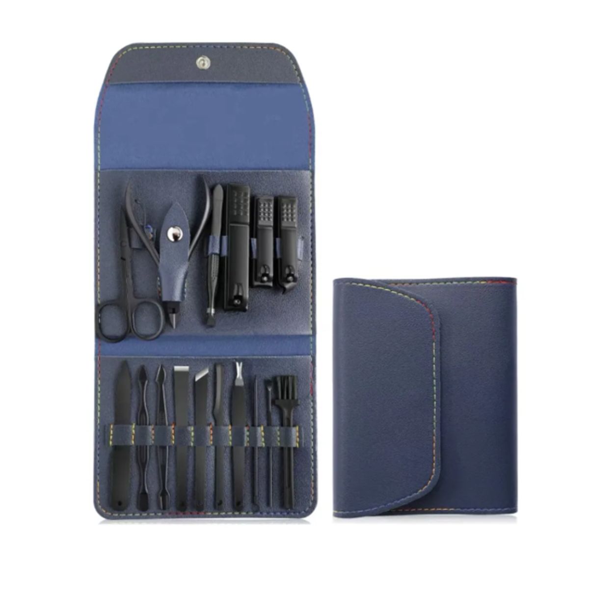 GENERICO - Set Manicura Set Pedicure Corta Uñas Lima Cuticulas 16pcs