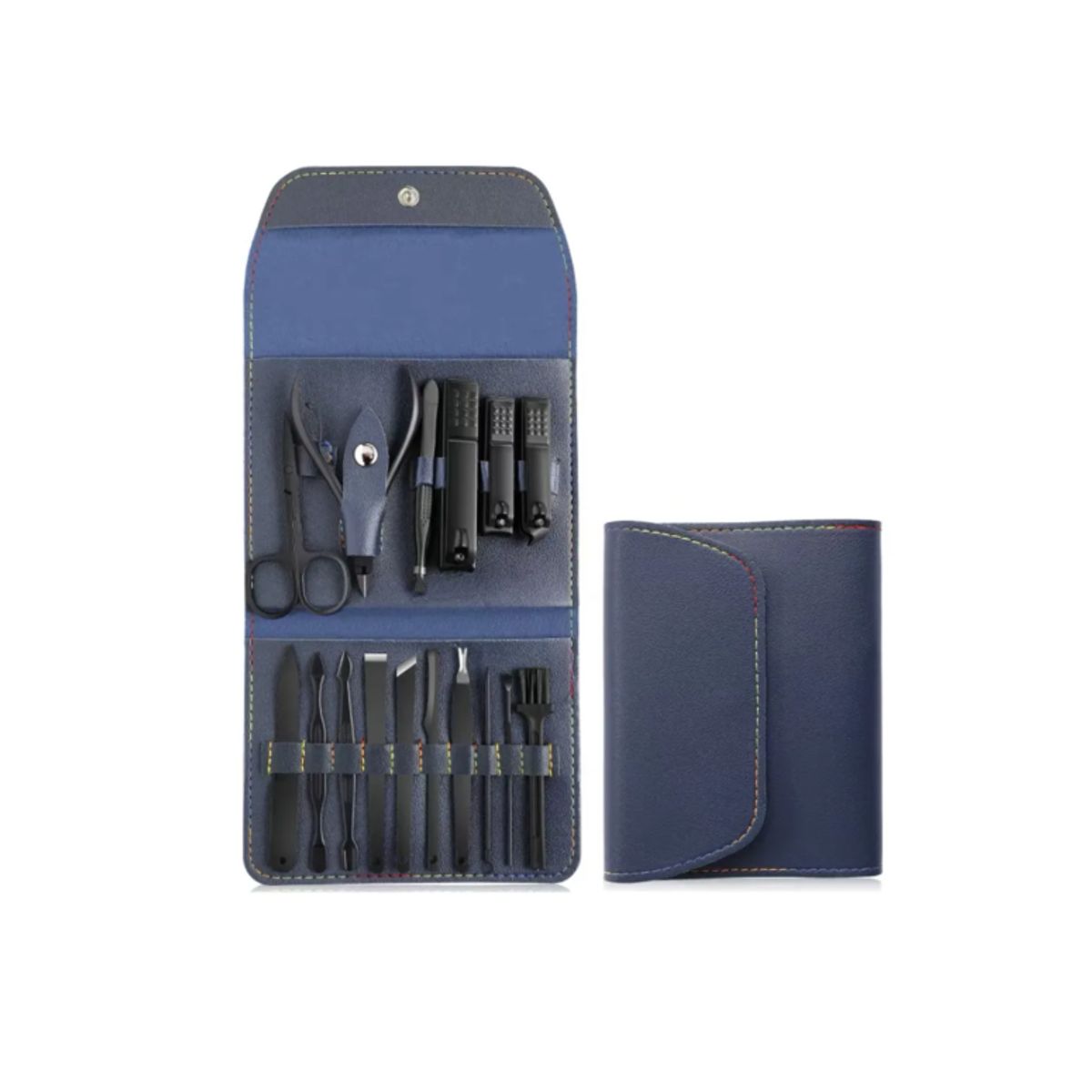 GENERICO - Set Manicura Set Pedicure Corta Uñas Lima Cuticulas 16pcs