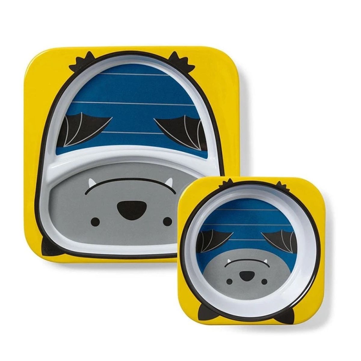 SKIP HOP - Set de Plato y Bowl Melamina SKIP HOP Zoo Bat