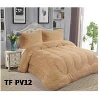 Cobertor de invierno peludo con chiporro 2 Plazas - Beige