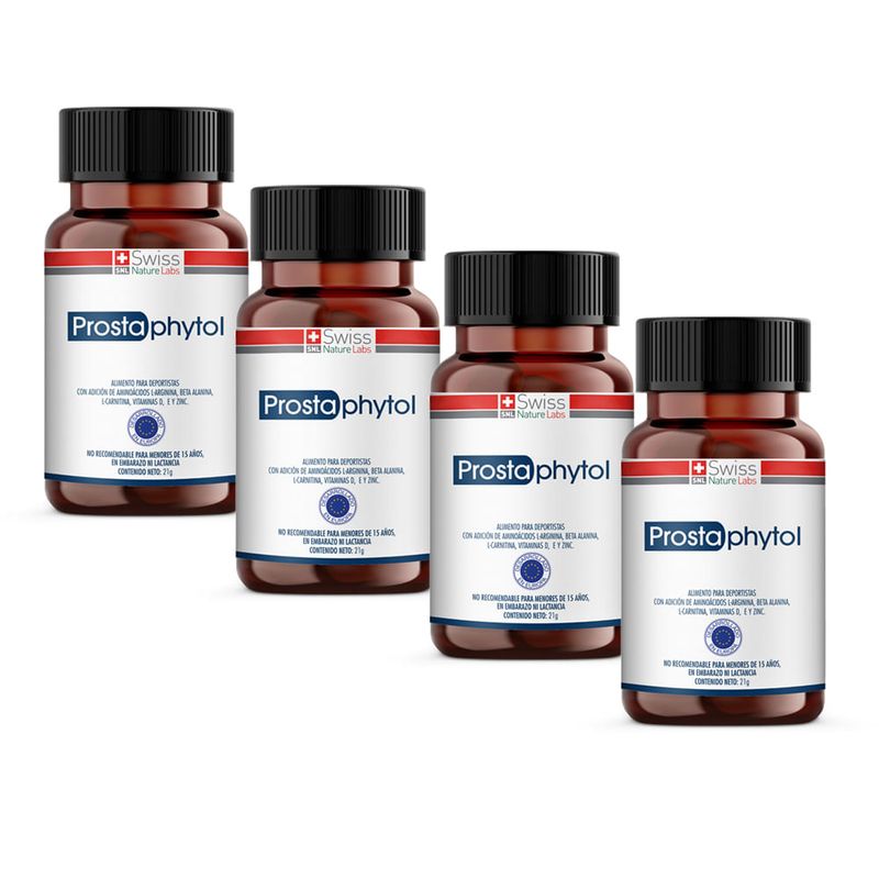 SWISS NATURE LABS - Prostaphytol Cuatro frascos (Cuatro meses)
